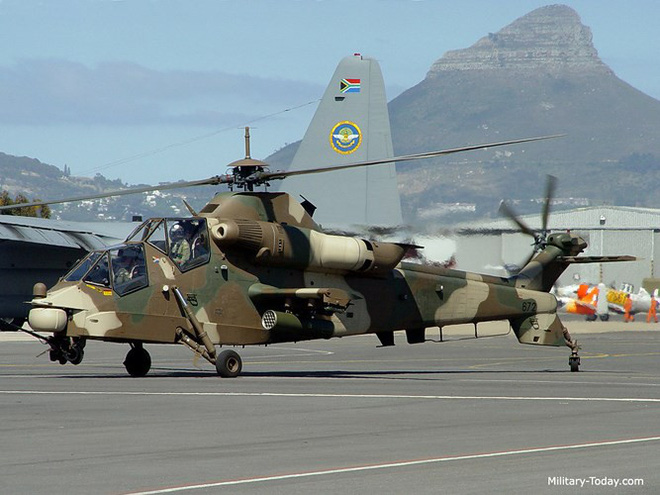 Sức mạnh trực thăng tấn công Chim cắt Đỏ AH-2 Rooivalk